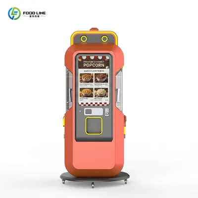High Efficiency Popcorn Making Low Failure Rate Commercial Automatic Kiosk Popcorn Vending Machine