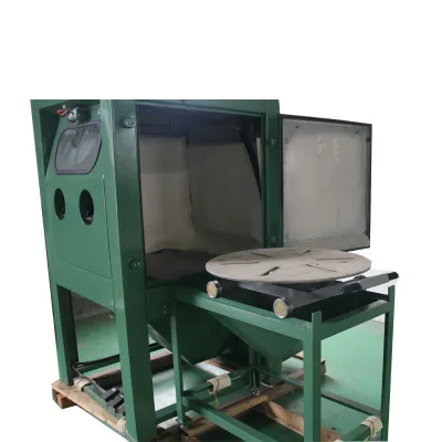 Model Dry-Type Dust-Free Industrial Sandblasting Machine with Turntable