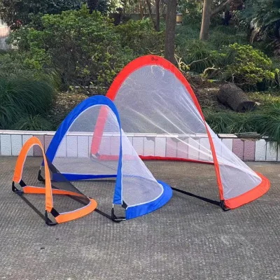 Indoor Outdoor Educational Kids Plastic Folding Soccer goal