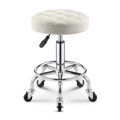 Barbershop Raised and Lowered Beauty Stool for Sale Beauty Barber Chair Round Stool Hair Salon Chair Moved Nail Stool
