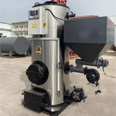 Low Pressure Vertical Wood Burning Pellet Boiler Safe Industrial Heating Stove with Hot Water & Steam Output Coal Fuel