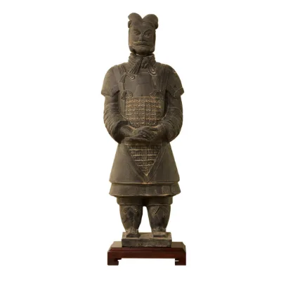 Chinese Ceramic Porcelain Army General Warriors Hand-painted Art Collectible Figurine