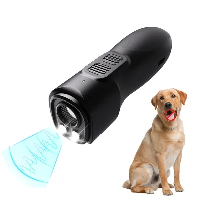 Handheld Portable Electronic Ultrasonic Dog Training Deterrent Device for Outdoor Pet Behavior Control