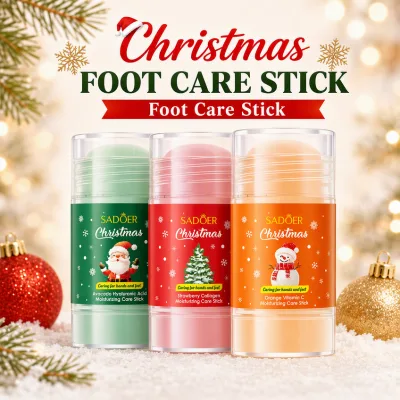 Private Label Christmas Wholesale Bulk OEM Factory Custom Logo Moisturizing Care Stick Avocado Strawberry Orange Hand Foot Care