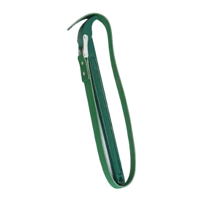 Green Strap Oil Filter Wrench Carbon Steel Material Great Hardness