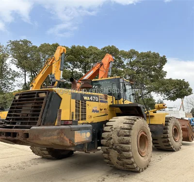 Used komatsu WA470-6 Wheel Loader in Cheap Price Original in Good Strong Working Condition Easy to Operation