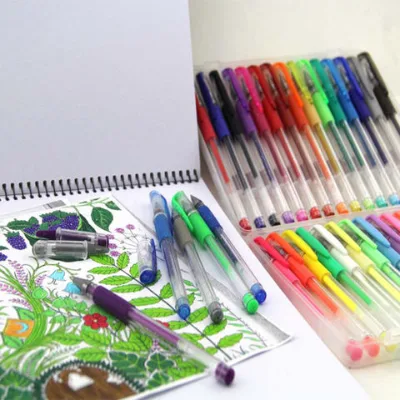 Gel Pen Set,Colorful Art Gel Pen,36 Glitter Colors