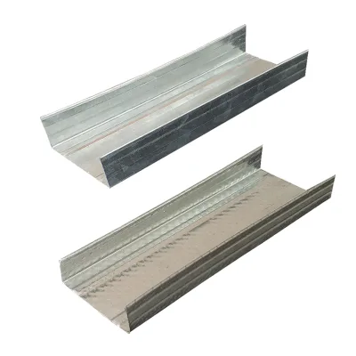 Factory Whosale Steel frame Hot Dipped Galvanized Steel Stud Track for Wall Framing System