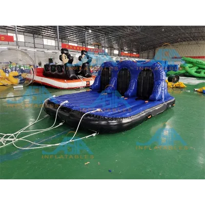 Water Sports Inflatable Towable Tube Band Wagon Boat 6 Person 12 Years & up