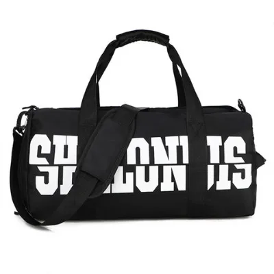 Zipper sports travel bag duffle bag portable hand travel bag