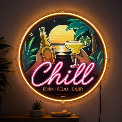 Custom Fresh Juice LED Neon Sign Natural Fruit Drink Neon Light Sign for Juice Shop Cafe Wall Decor