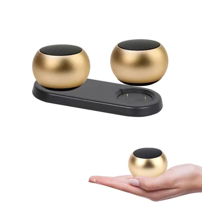 Factory Direct Mini Bluetooth Speaker Wireless Charging Dock PC Material Outdoor Space Party Occasion Travel Stereo Smart Home