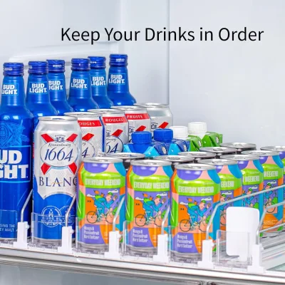 Hookei Customized Spring Loaded Plastic Automatic Feed Shelf Pusher Compact Tobacco Cabinets Mini Mart Beverage Candy Display