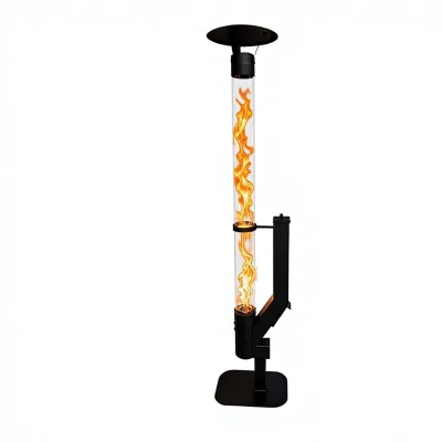 Cross-border Rocket Pellet Stove for Home Heating Outdoor Camping Portable Integrated Glass Stainless Steel Controlled