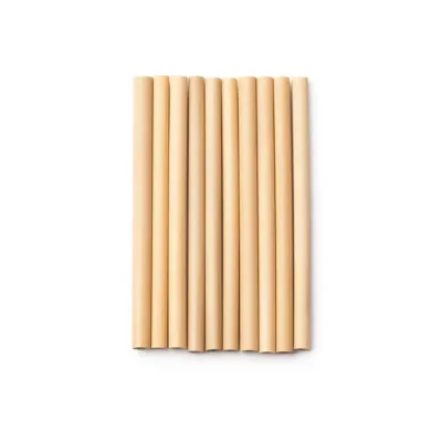 Customized 100% Biodegradable PLA Boba Large Straw for Drinking Cup Colored Bubble Boba Straw Bamboo Drinking Straws Disposable