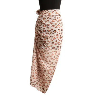 Sarong Custom Design Digital Printing Sheer Cotton Cover-Up Sarong Wrap for Beach