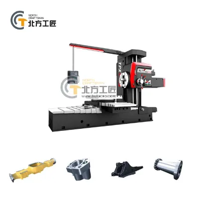 CNC horizontal boring and milling machines, large diameter parts processing