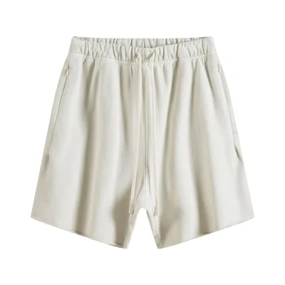 Street Shorts Sports Shorts Workout Hidden Zipper for Men Custom Cotton Short French Running Gym Terry Shorts