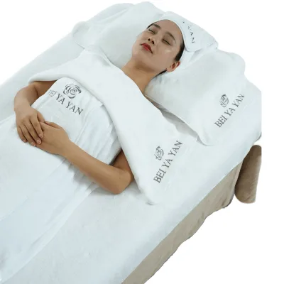 Wholesale Super Absorbent Bath Towel Set Professional 6PCS Beauty Salon Towels Set with Customized logo