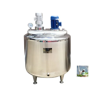 Double Layer Stainless Steel Emulsion Reaction Kettle, Electrically Heated Daily Chemical Mixing Tank, Ingredient Preparation