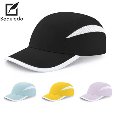 Breathable Nylon Mesh Panel Quick Dry Cap Ultralight Moisture Wicking Running Hat UPF50+ Outdoor Sun Hat Fashion Casual