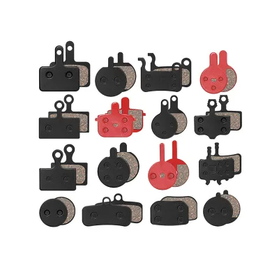 Factory Wholesale Semi-Metal Bike Brake Pads Round Rectangle Scooter E-bike Brake Line Pads