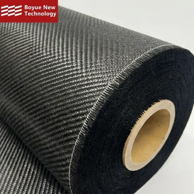 High Density 3K 200 240 Gsm Twill Plain Weave Carbon Fiber Cloth for Lamination Carbon Fiber Fabric