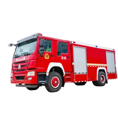 8 Ton Foam and Dry Powder Combined Fire Truck Howo 4x2 Fire Fighting Truck