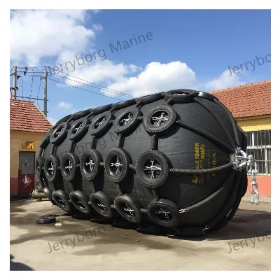 Manufacturer Wholesale ISO 17357 Marine Rubber Fenders with Chain and Tire Net for Ship-to-Ship and Ship-to-Port Fenders