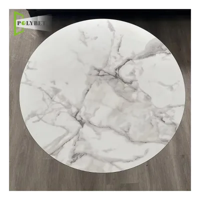 Waterproof Marbled Stone Texture HPL Board Sunmica HPL Slab for Kitchen Cabinets and Hotel Furniture