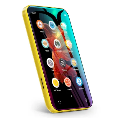 Pro 4.0" HD Touchscreen MP3/MP4 Player 512GB Expandable Storage 50-Hour Playtime Zinc Alloy Lossless Audio FM Radio for