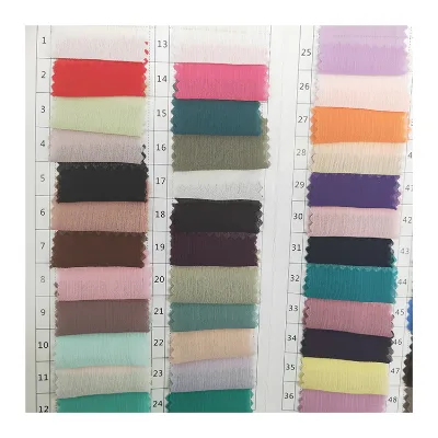 High Quality 100%  Polyester Fabric  Crepe Chiffon Fabrics  for Clothes