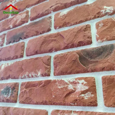 Cheap Red Brick Wholesale for School House Villa Antique Brick Green Ecological Exterior Wall Cladding