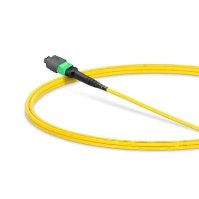 Optical Fiber MMC-MMC Female MMC connector 8/12/16/24 Fiber SM G652D LSZH 2.3mm Yellow Plenum Cable
