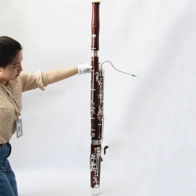 Hot Selling FBN-300 Mahogany Finish Maple Bassoon Dual C High D Tone Smooth Roller Key for Music Academy Band Training