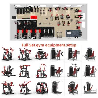 Turnkey Gym Solution Complete Commercial Fitness Center Setup Package with Design Layout and Installation Guide