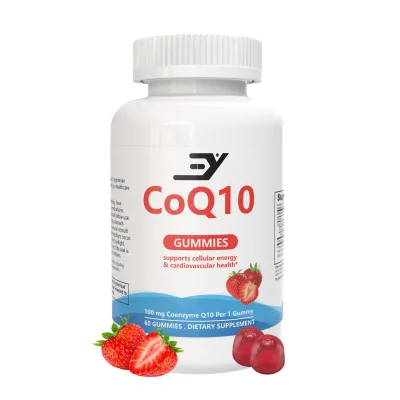 OEM ODM Private Label Coenzyme Q10 Gummies Supplements COQ10 Gummies Vitamin B12 CoQ10 Berry Supplement COQ10 Gummies