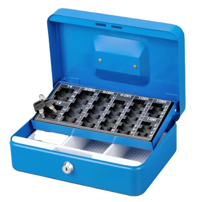 10' Euro Money Box Mechanical Lock Coin Compartment Storage Household Cash Box Custom Color