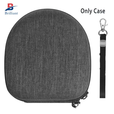 Hard EVA Portable Headphone Storage Case Travel Headphone Cases Earbuds Headphone Bag Case