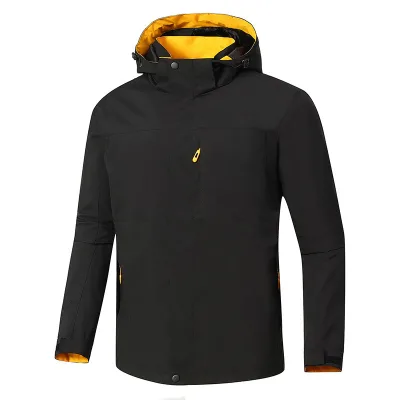 Factory Direct Low MOQ Men's Windproof Zipper Plus Size Lightweight Polyester Casual Commute Travel Jacket