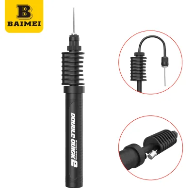 BaiMei Dual Action Ball Pump High Flow 120 PSI Twin Barrel for Volleyball Soccer Sports OEM Factory Direct Wholesale