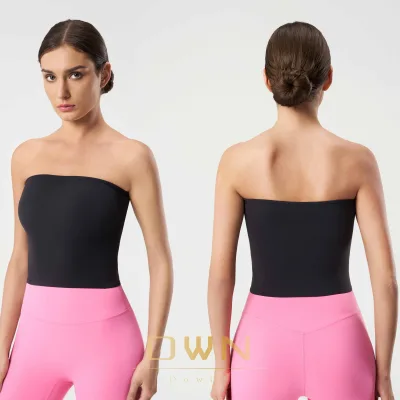 Slim-Fitting Skin-Friendly Women's Sexy Camisole Vest Beautiful Back Design No Bra Pads Fitness & Yoga Wear Top