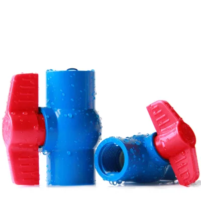 DaringFish High Quality DaringFish Greenhouse2 Model 1/2 Diameter PVC Plastic Ball Valve Long Handle Female Compact Irrigation
