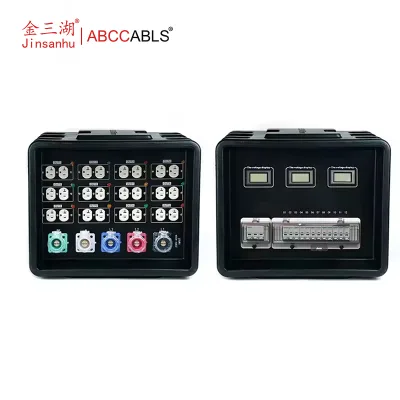 Outdoor IP65 Waterproof 12-Channel US-Standard Power Distribution Box 4 kW for Stage Lighting Stable Voltage Direct-Through