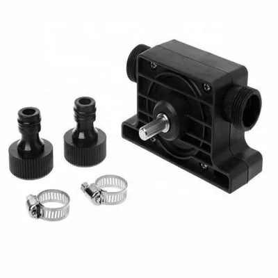 Oil Fluid Water Pump Portable Electric Drill Pump Self Priming Transfer Oil Fluid Water Pump Shank for Electric Drill