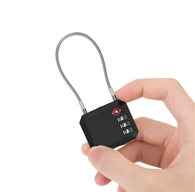 Find My Padlock with TSA Function Phone App Alert Compatible with Find My Network