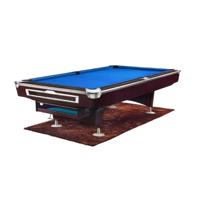 Low MOQ Customized Slate Board 8ft 9ft Professional Pool Table with Rubber Pockets