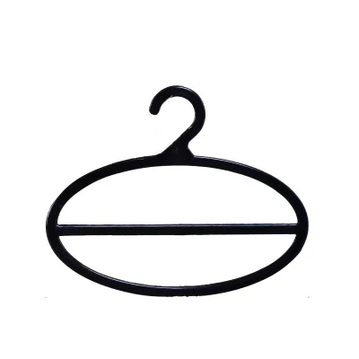 Manufacturers Wholesale 17cm Plastic Scarf Rack Scarf Ring High Permeability Oval Type Silk Scarf Tie Display Stand