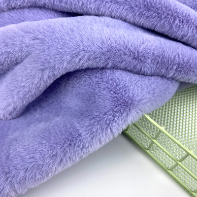 2024 Winter New Product Color Fur Cloth Faux Fur Fabric Faux Rabbit Fur Fabric
