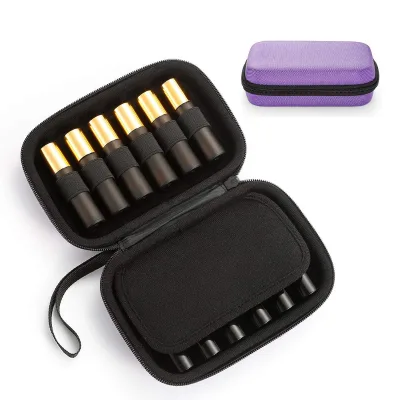 Portable Essential Oil Carrying Case for 12 Bottles Essential Oil and Accessories Storage Organizer
